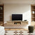 Mueble de TV flotante de dos puertas Hamkke Boho