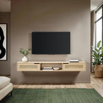 Mueble de TV flotante de dos puertas Hamkke Boho