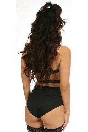 Black/Gold Vegan Leather Body Harness