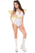 Yellow/Pink Holo Large Butterfly Wing Body Harness