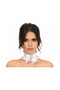 Kitten Collection White/White Lace Choker
