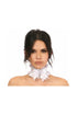 Kitten Collection White/White Lace Choker