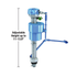 Danco HC660C HydroClean Water-Saving Toilet Fill Valve with Cleaning Tube