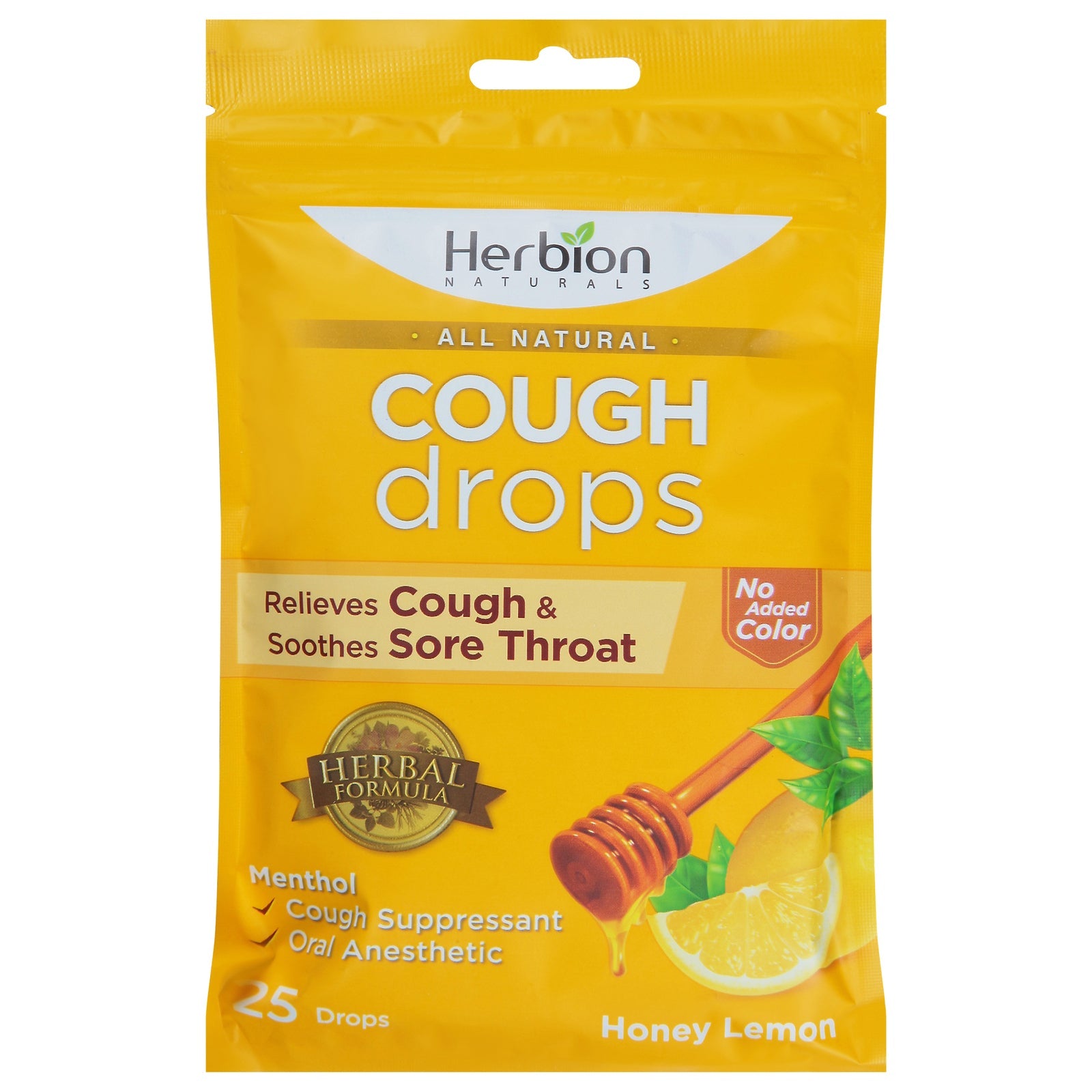 Pastillas para la tos con miel Herbion Naturals - 25 unidades 