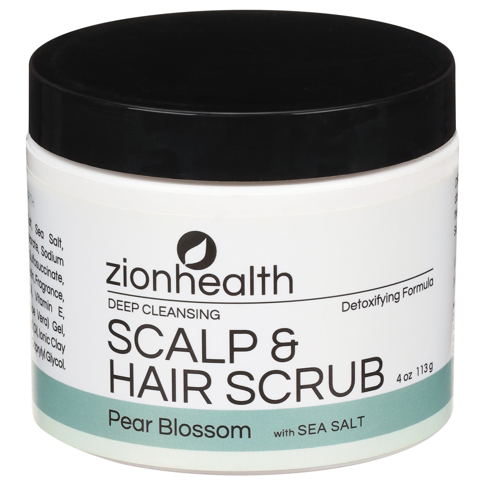 Exfoliante capilar profundo Zion Health con aroma a flor de pera - 113 g