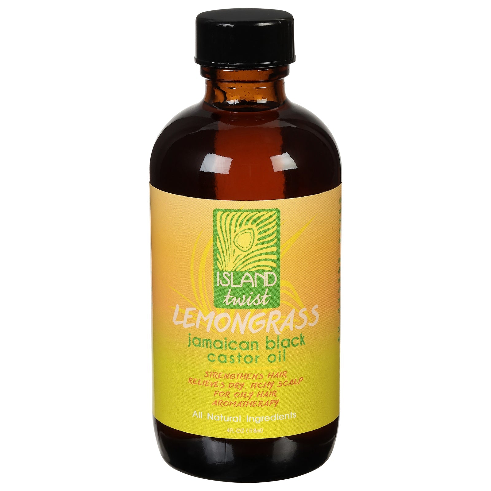 Aceite de ricino negro JMc N Island Twist con limoncillo - 118 ml