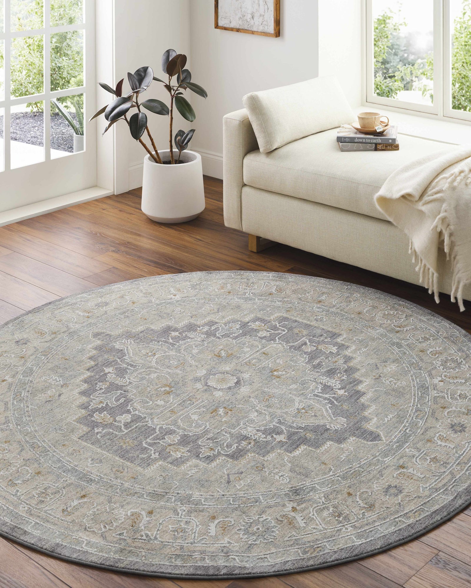 Alfombra Sema Blue Medallion - Liquidación
