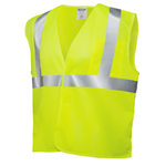 Hi-Vis Mesh Safety Vest with 2” Reflective Strips and Pocket