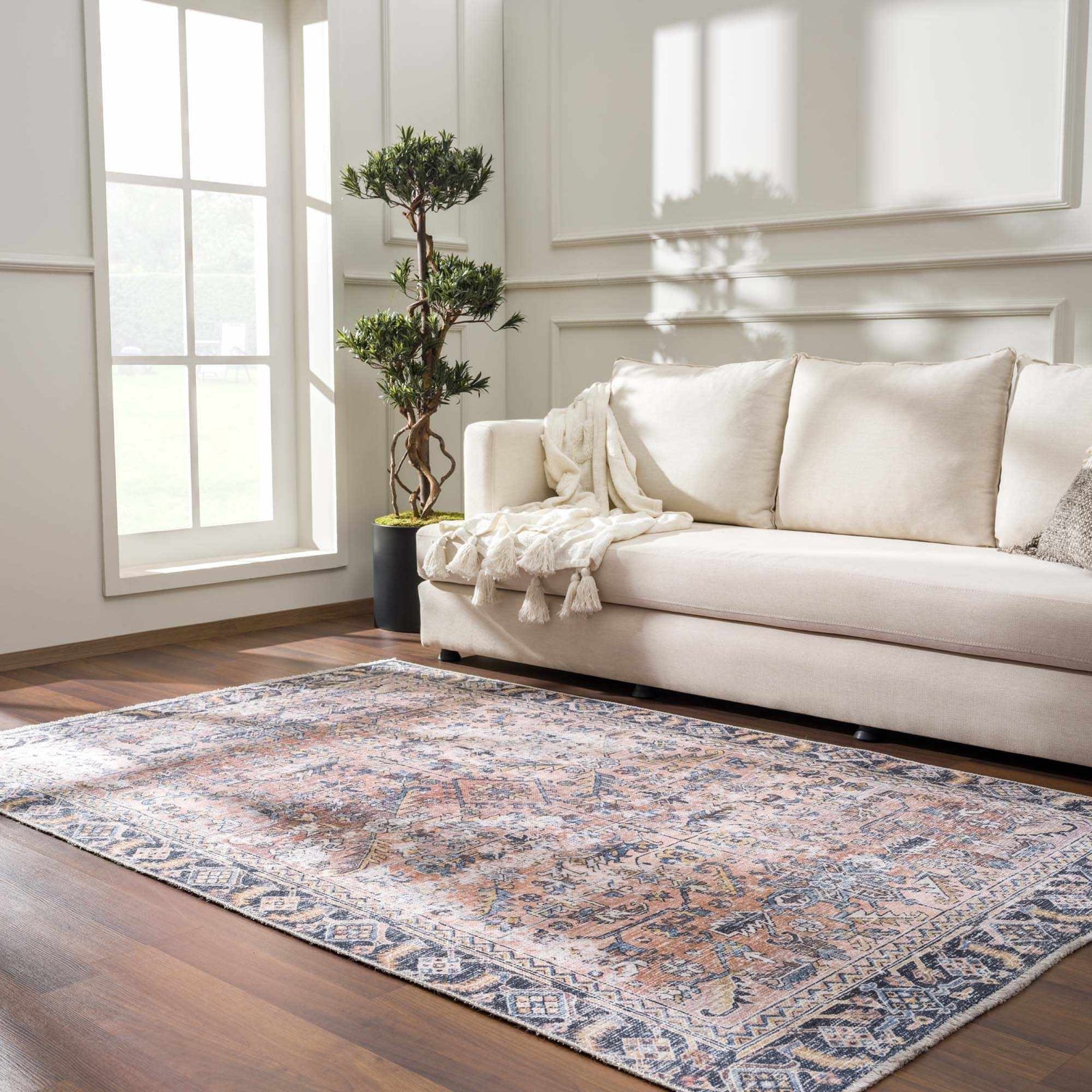 Alfombra lavable Peach Holi-2305