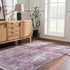 Alfombra lavable Holi-2303 color burdeos