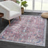 Alfombra lavable Holi-2303 color burdeos