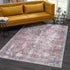 Alfombra lavable Holi-2303 color burdeos