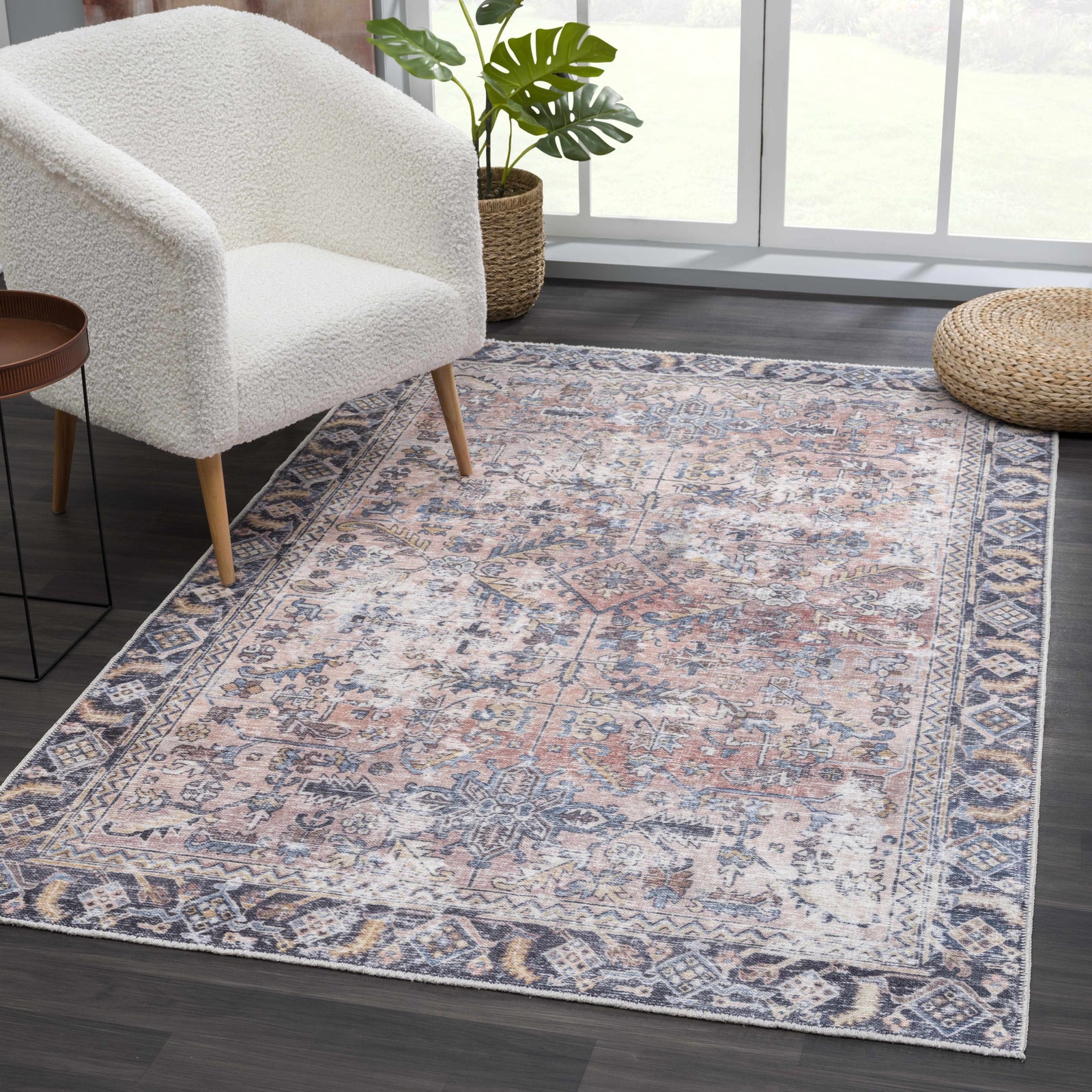 Alfombra lavable Peach Holi-2305
