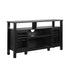 Aparador tipo buffet y mueble de TV de estilo transicional de 2 puertas y 58" Hattie