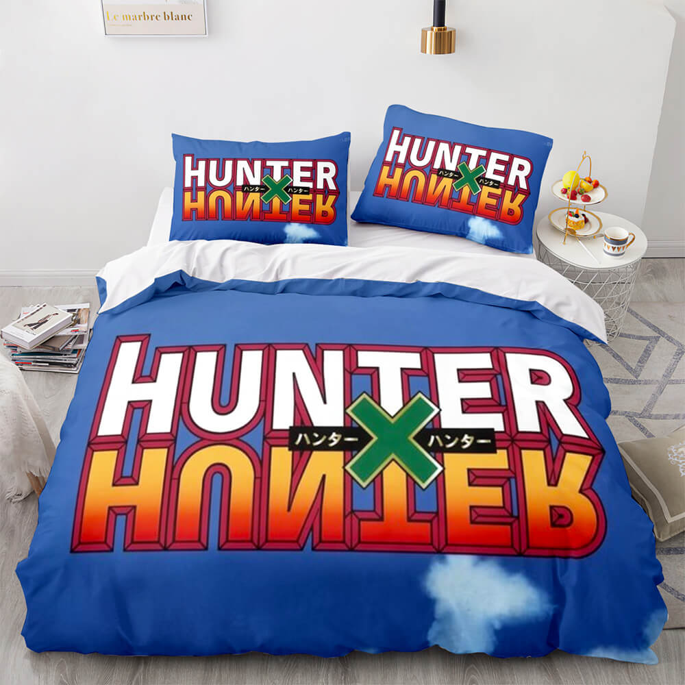 Juego de cama HUNTER×HUNTER, funda de edredón para cosplay sin relleno