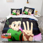 Juego de cama HUNTER×HUNTER, funda de edredón para cosplay sin relleno