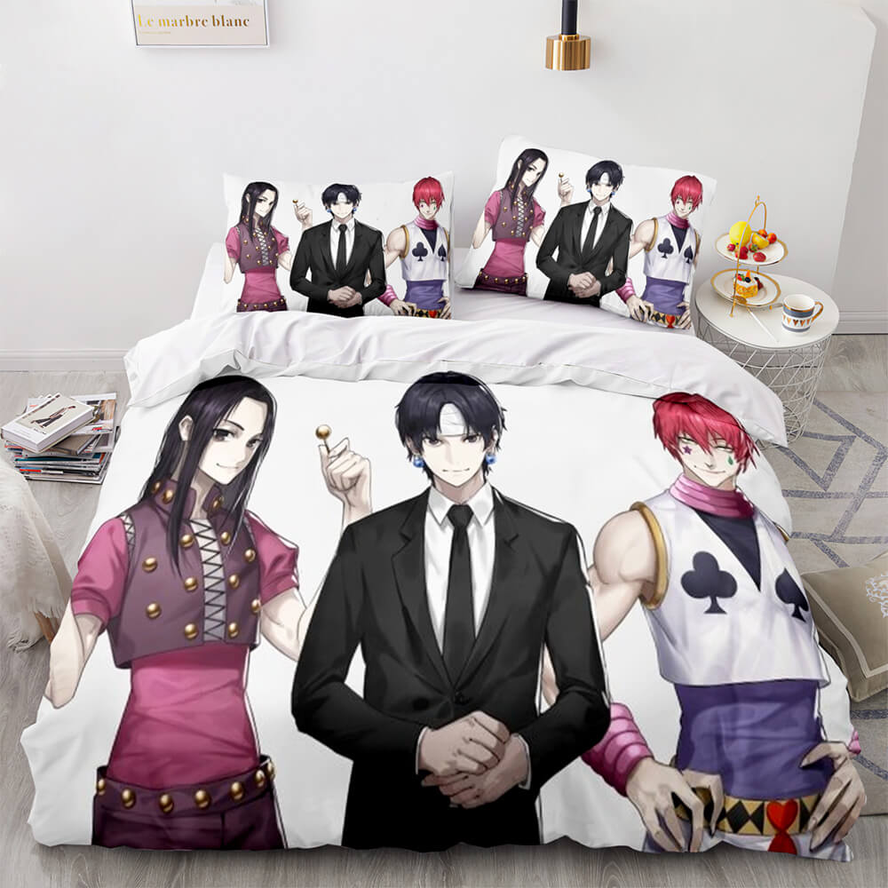 Juego de cama HUNTER×HUNTER, funda de edredón para cosplay sin relleno