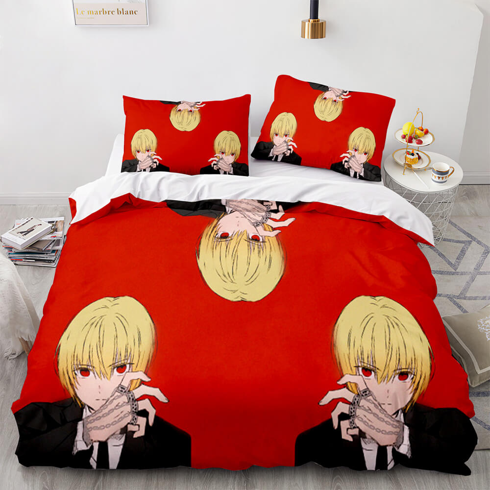 Juego de cama HUNTER×HUNTER, funda de edredón para cosplay sin relleno