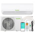 Wifi Enabled 12,000 BTU Mini Split Air Conditioner & Heater, 19 SEER2 115V Split AC Unit Ductless Inverter System with Heat Pump, Installation Kits - Cools Rooms up to 750 Sq.Ft