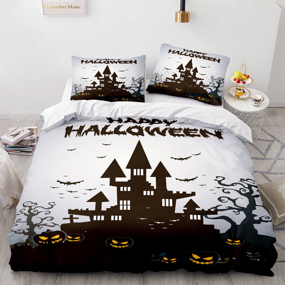 Halloween Decor Bedding Set Quilt Cover Room Decoration
