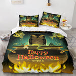 Halloween Decor Bedding Set Quilt Cover Room Decoration