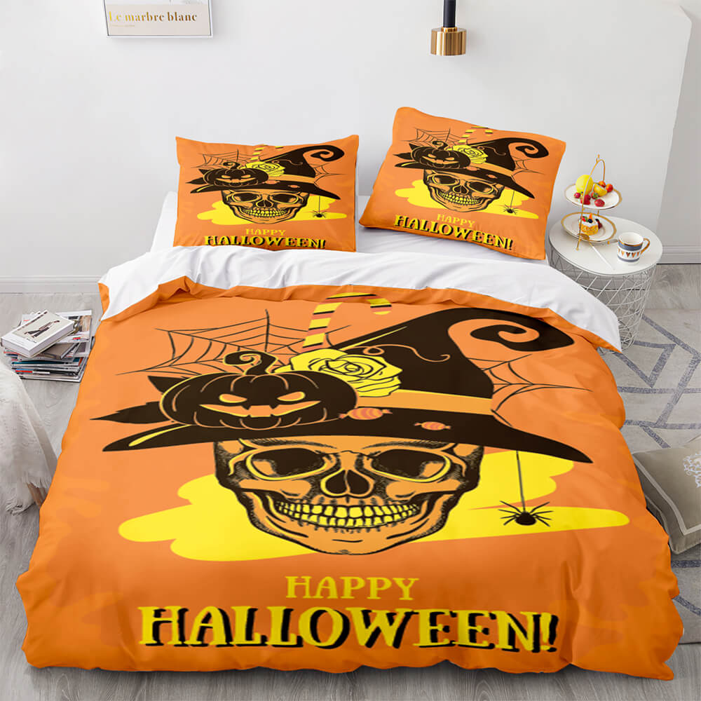 Halloween Decor Bedding Set Quilt Cover Room Decoration