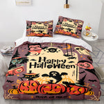 Halloween Decor Bedding Set Quilt Cover Room Decoration