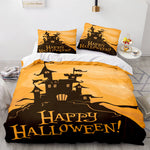 Halloween Decor Bedding Set Quilt Cover Room Decoration