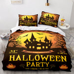 Halloween Decor Bedding Set Quilt Cover Room Decoration