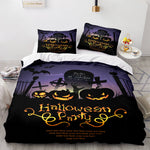 Halloween Decor Bedding Set Quilt Cover Room Decoration