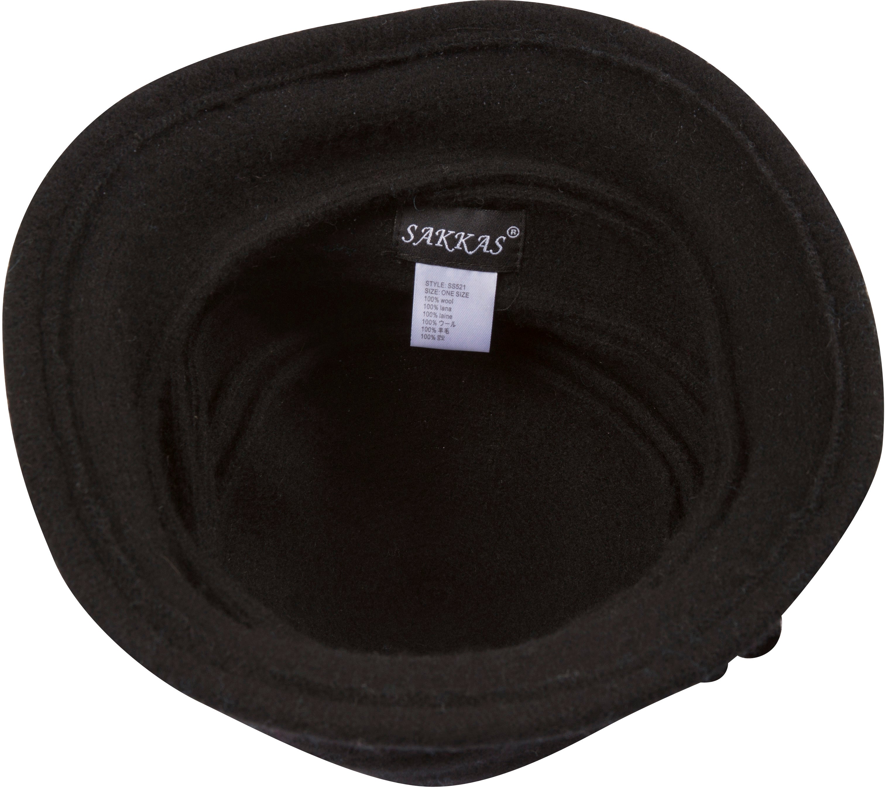Sakkas Gorro de lana con flores Begonia