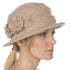 Sakkas Gorro de lana con flores Begonia