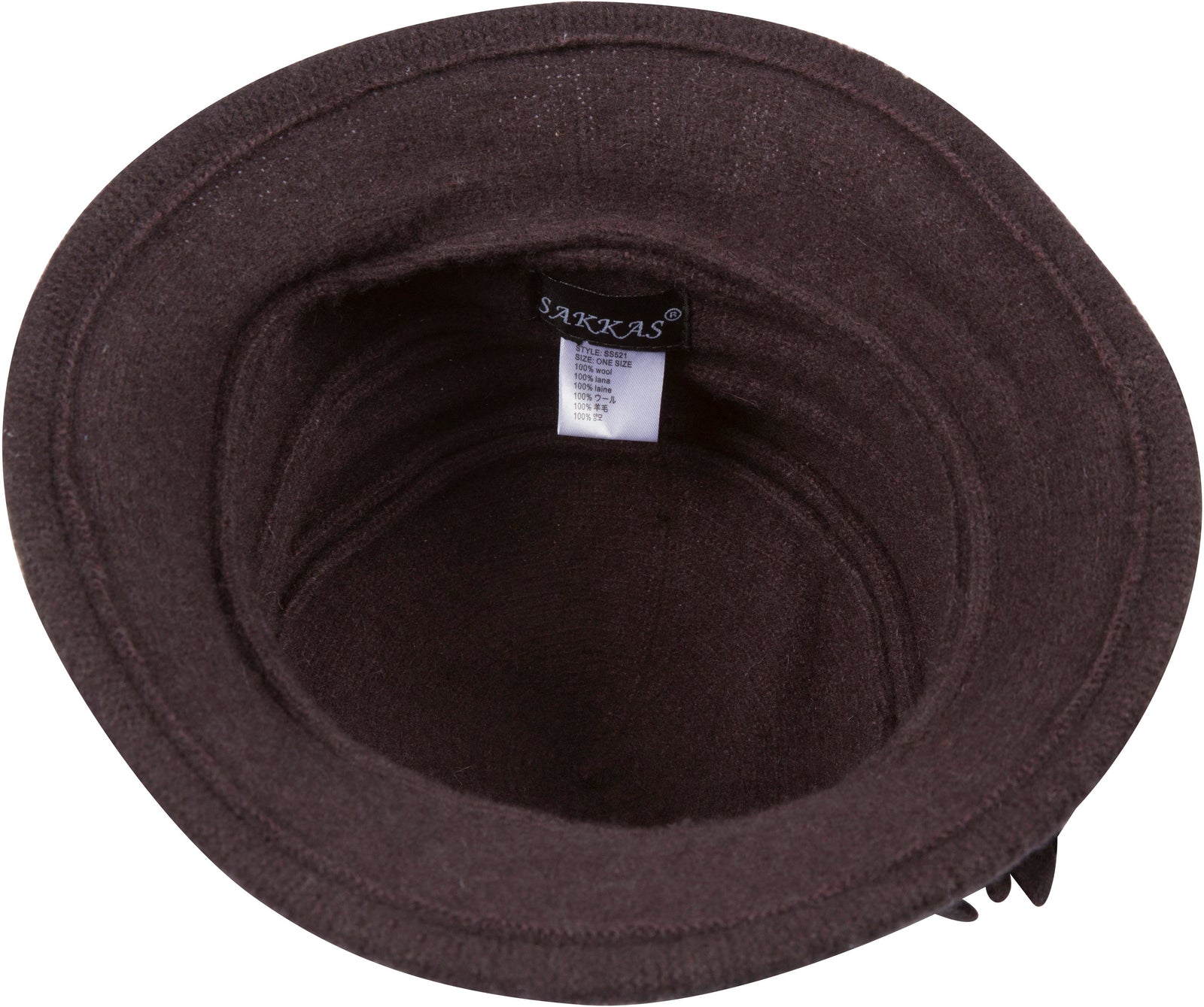 Sakkas Gorro de lana con flores Begonia