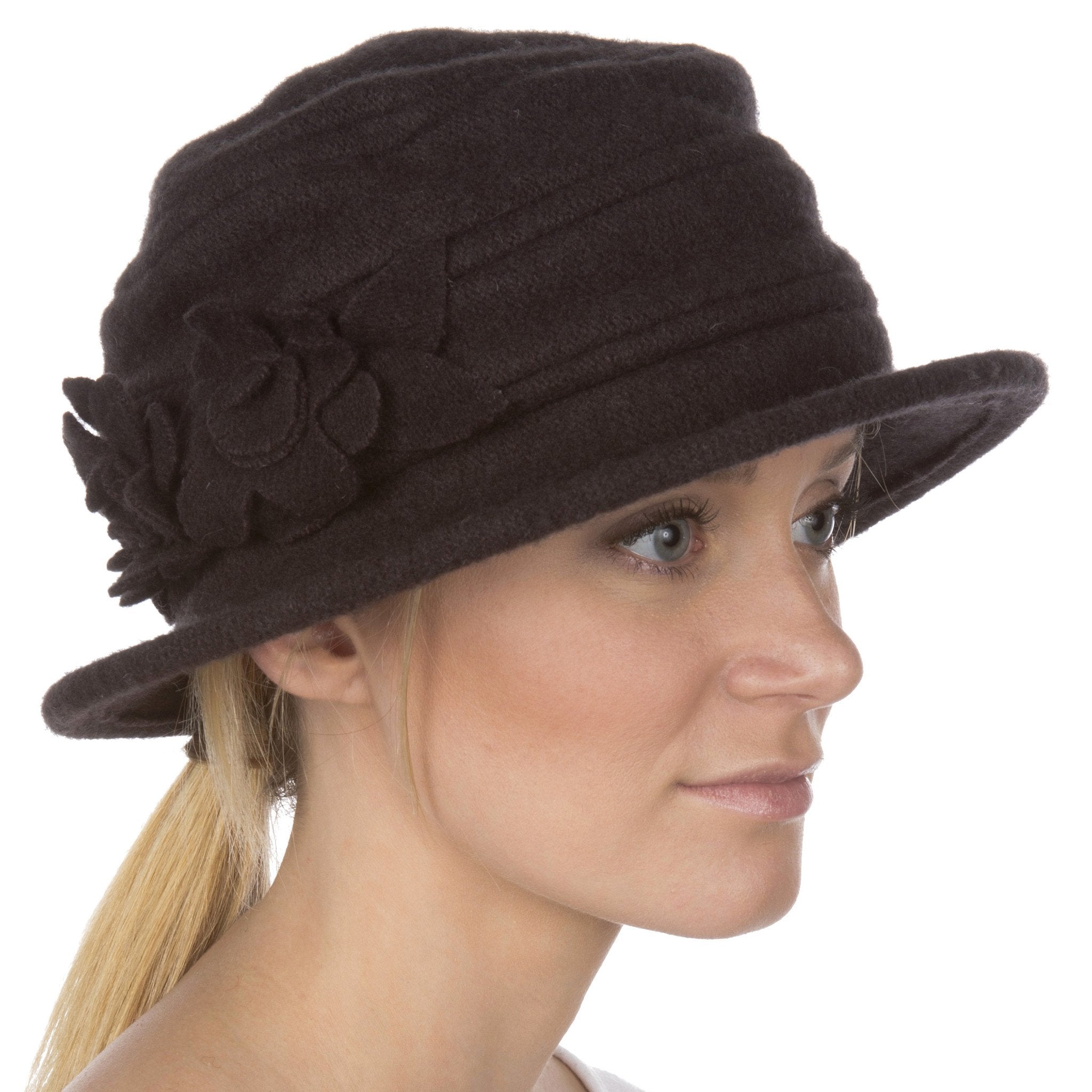Sakkas Gorro de lana con flores Begonia