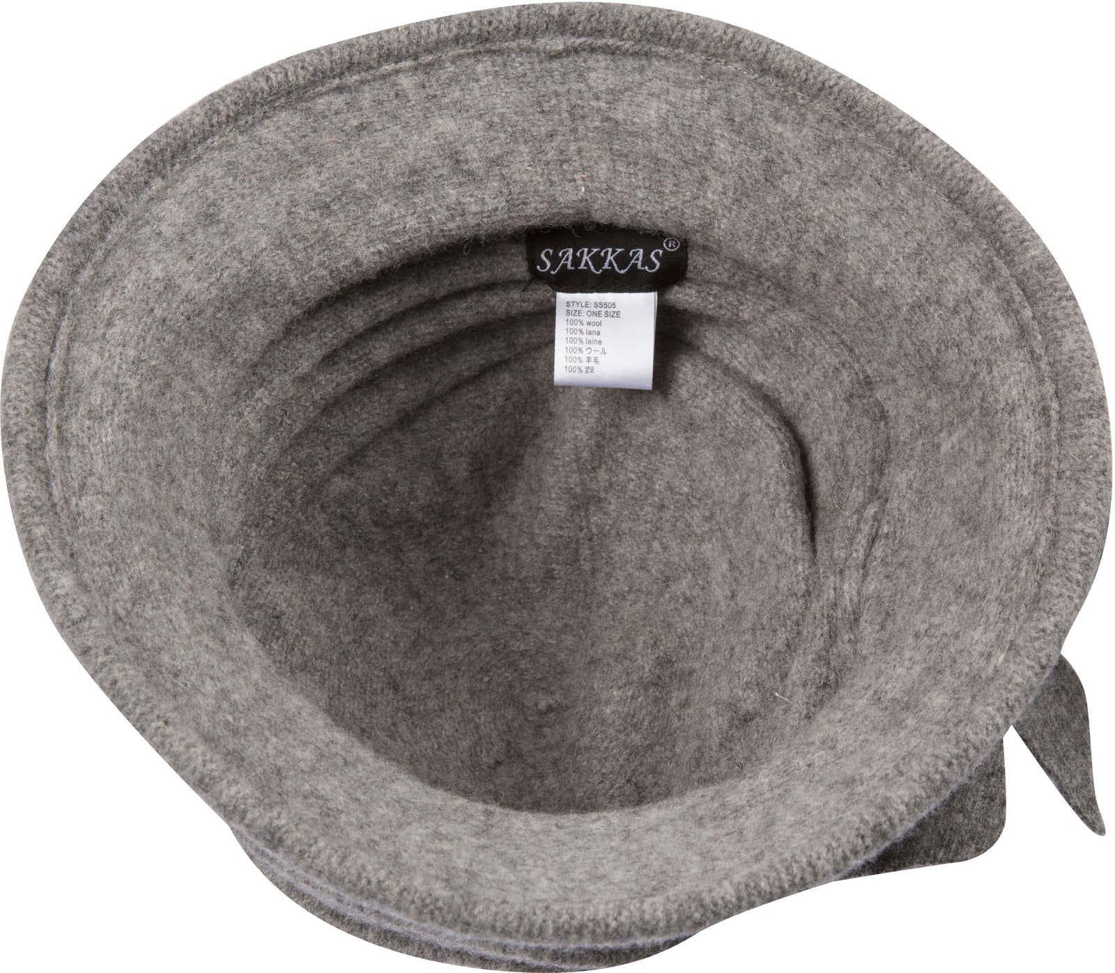 Sombrero de lana con lazo Loren de Sakkas