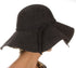 Sombrero flexible plegable de ala ancha Sakkas para mujer, 100 % lana