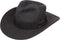 Sakkas Flynn Grosgrain Bow Wide Brim Wool Fedora