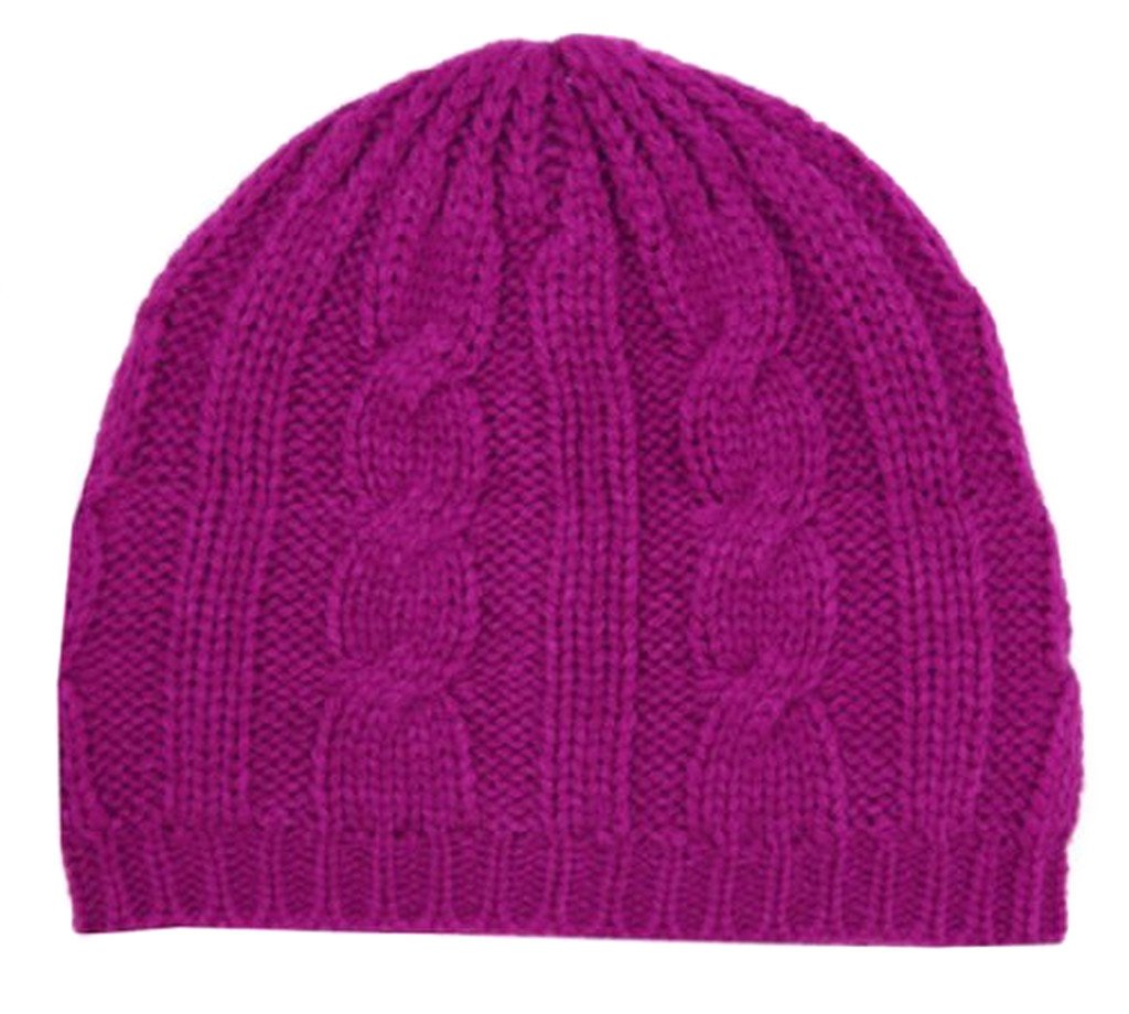 Gorro/gorro de invierno de punto con cable de color liso de Sakkas