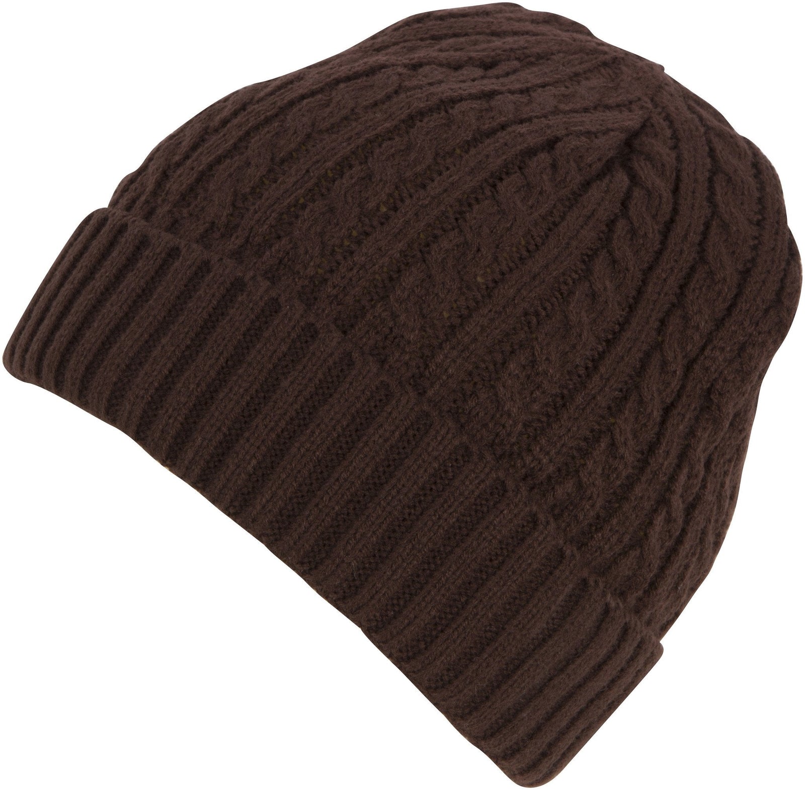 Gorro/gorro de invierno de punto con cable de color liso de Sakkas