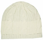 Gorro/gorro de invierno de punto con cable de color liso de Sakkas