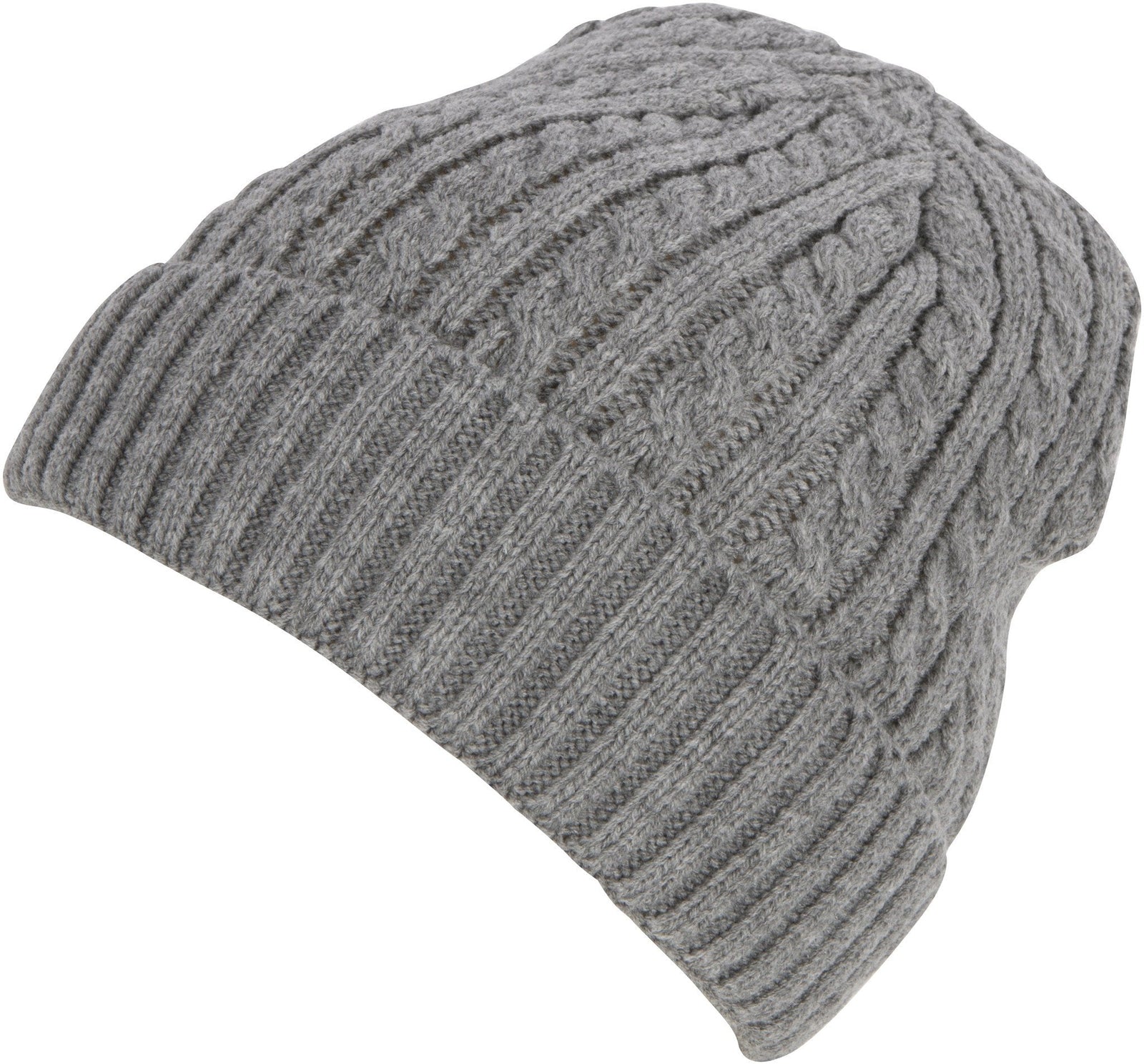 Gorro/gorro de invierno de punto con cable de color liso de Sakkas