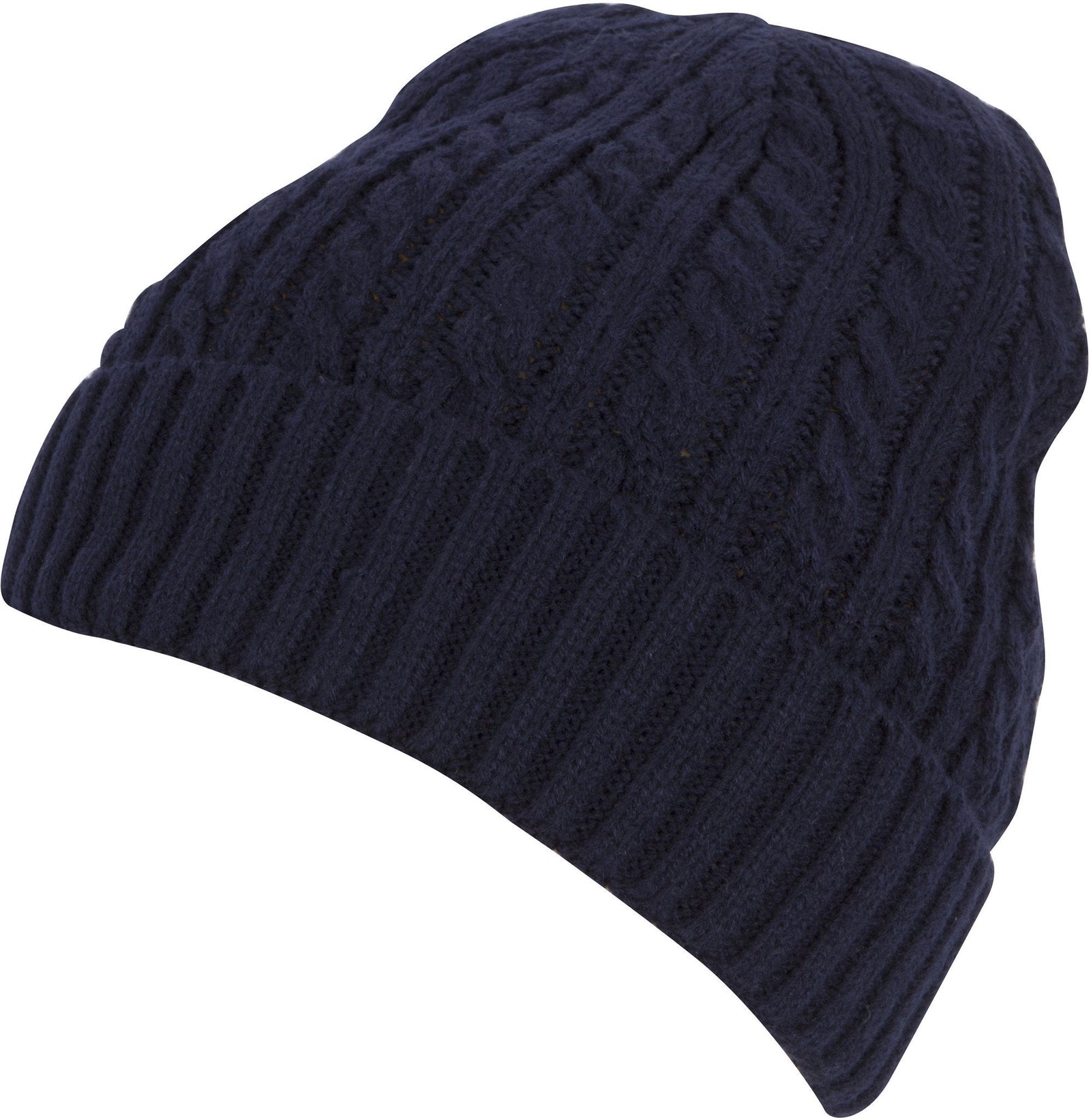 Gorro/gorro de invierno de punto con cable de color liso de Sakkas