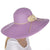 Sakkas Bella UPF 50+ 100% Paper Straw Flower Accent Wide Brim Floppy Hat