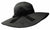 Sombrero flexible de ala ancha Sakkas para mujer, 100 % paja de papel con detalle floral y UPF 50+