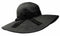 Sombrero flexible de ala ancha Sakkas para mujer, 100 % paja de papel con detalle floral y UPF 50+