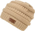 Gorro moderno de punto cable Sakkas Beehive