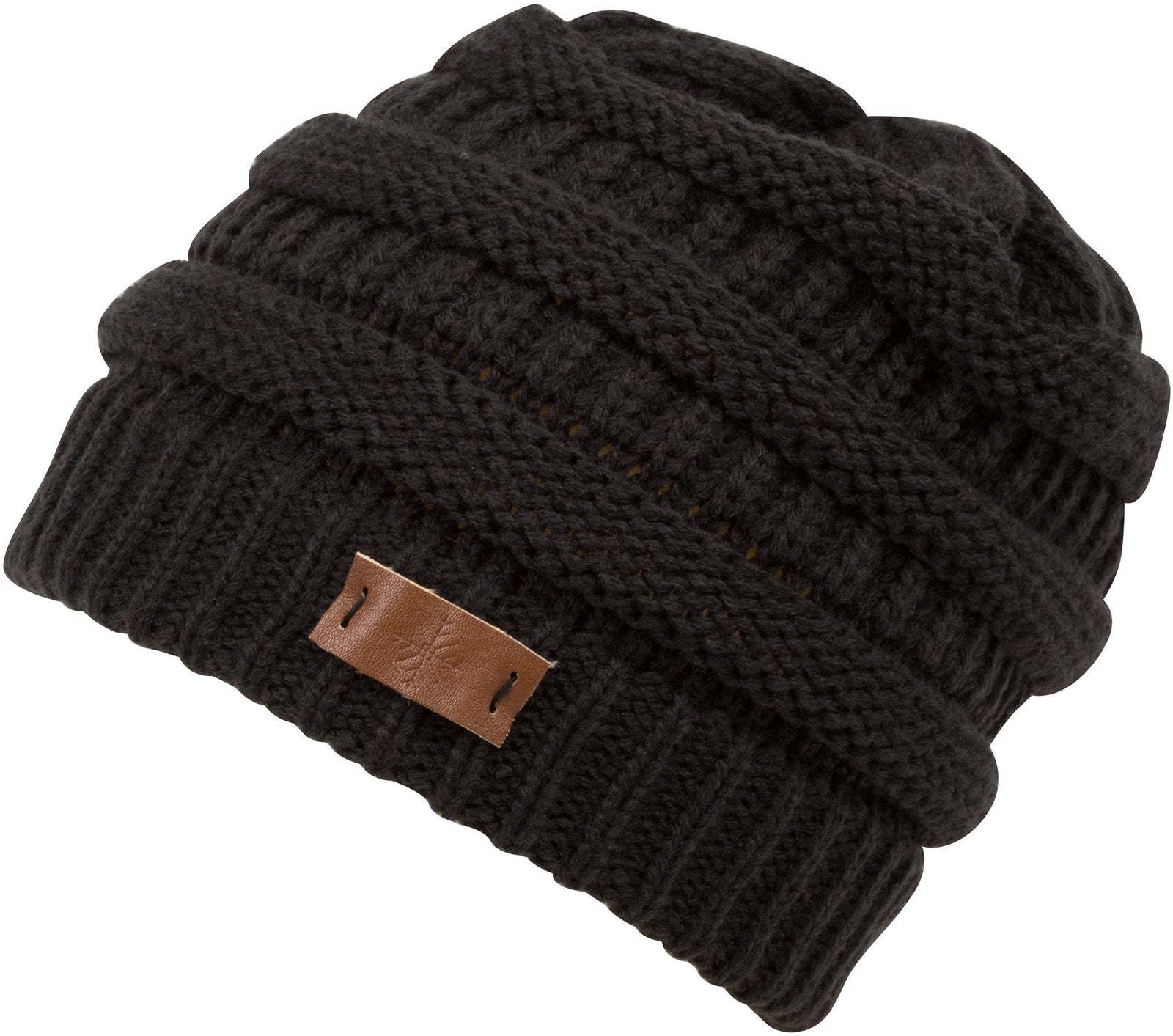 Gorro moderno de punto cable Sakkas Beehive