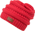 Gorro moderno de punto cable Sakkas Beehive
