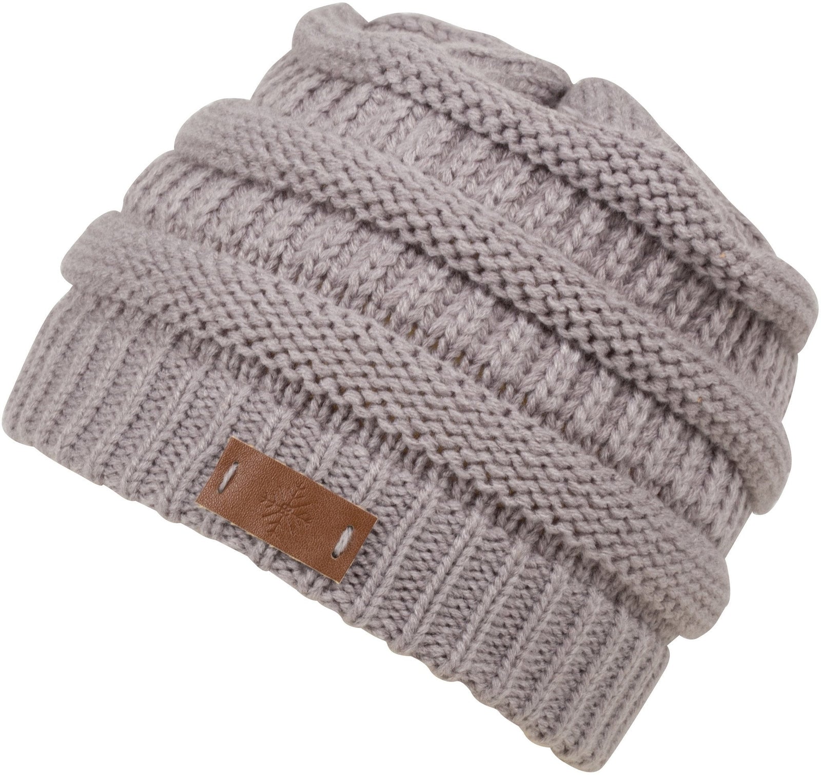 Gorro moderno de punto cable Sakkas Beehive
