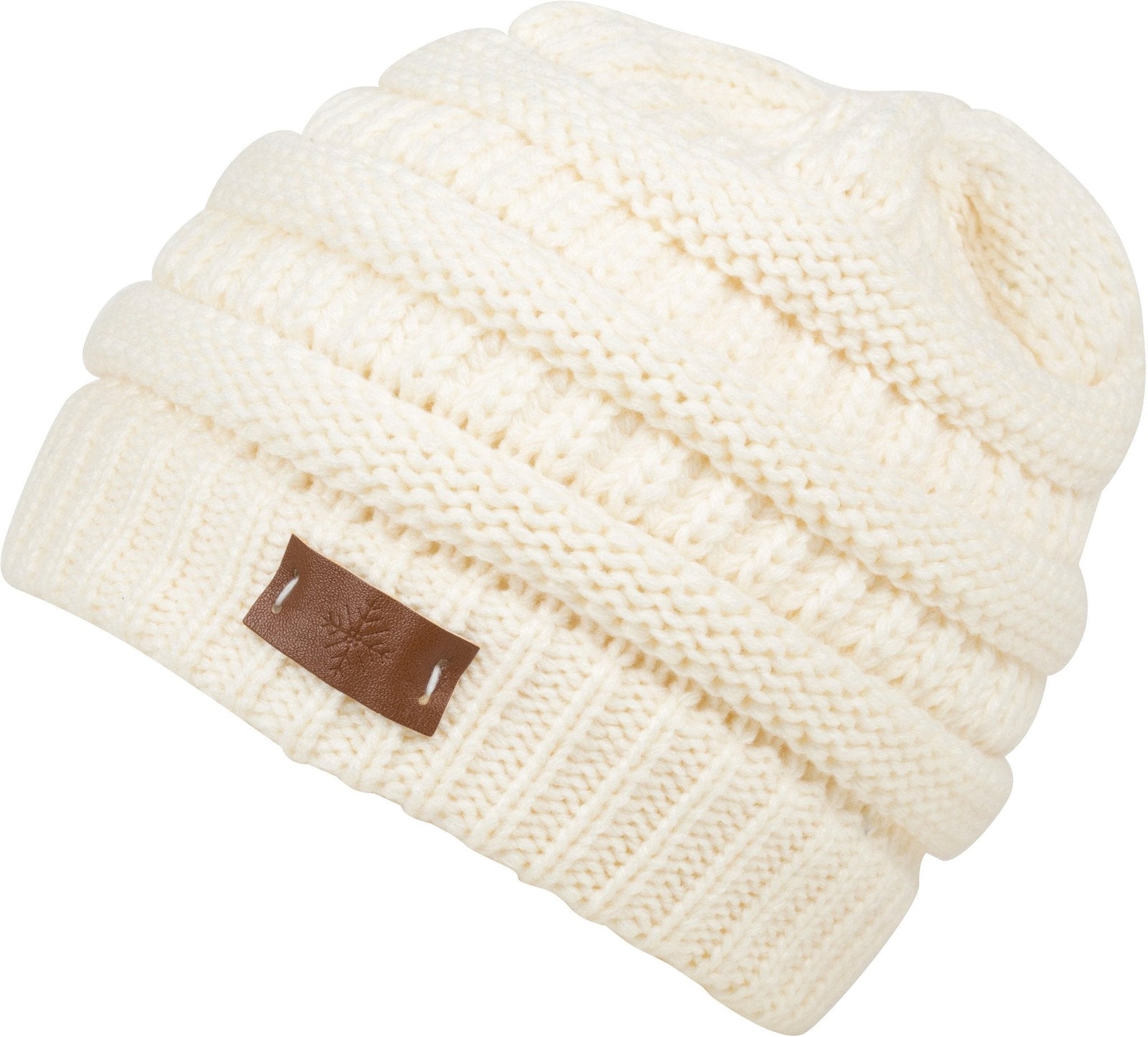 Gorro moderno de punto cable Sakkas Beehive